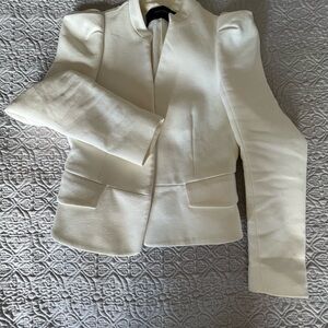 Elegant White Women's Jacket